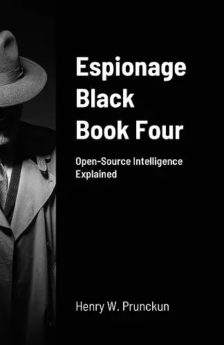 Espionage Black Book Four cover