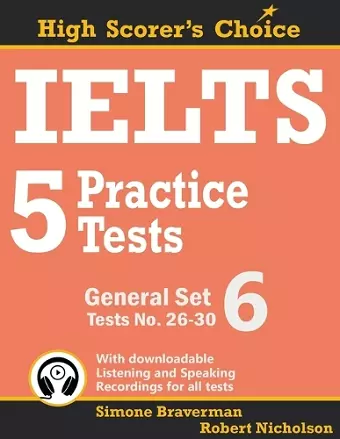 IELTS 5 Practice Tests, General Set 6 cover