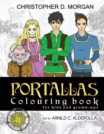 The PORTALLAS Colouring Book for kids and grown-ups cover