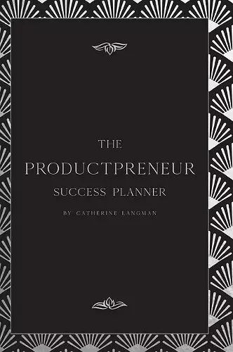 Productpreneur Success Planner cover