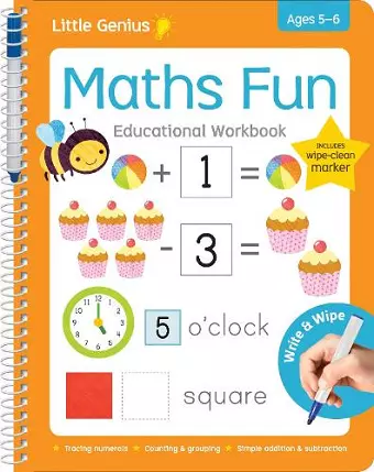 Little Genius Write & Wipe Maths Fun cover