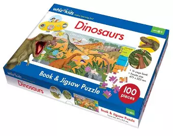 Dinosaurs Book and Jigsaw Puzzle cover