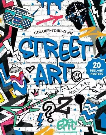 Street Art Colouring cover