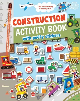 Puffy Sticker Book - Construction cover