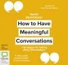 How to Have Meaningful Conversations cover