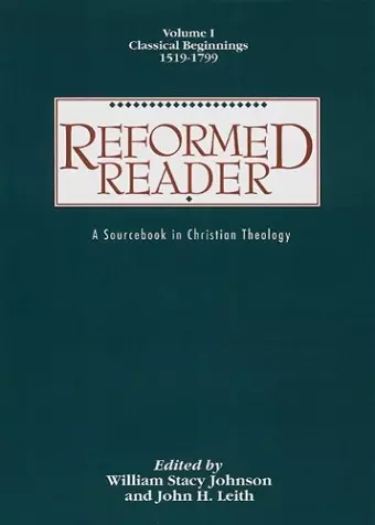 Reformed Reader cover