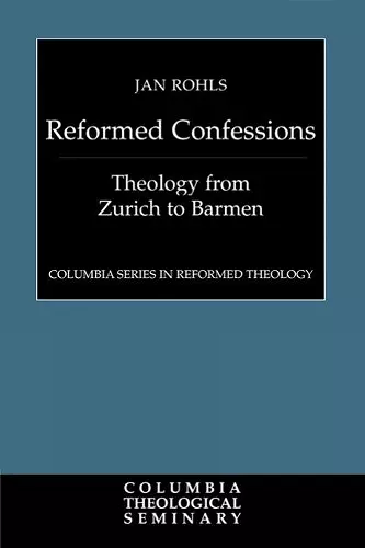 Reformed Confessions cover