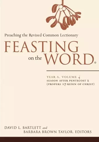 Feasting on the Word cover