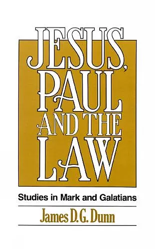 Jesus, Paul and the Law cover