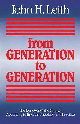 From Generation to Generation cover