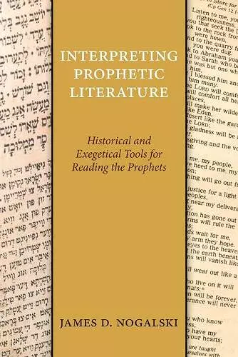 Interpreting Prophetic Literature cover