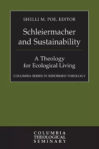 Schleiermacher and Sustainability cover