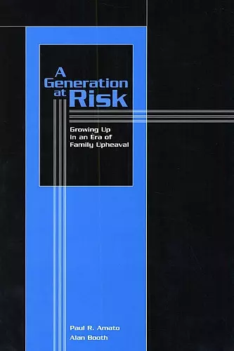 A Generation at Risk cover