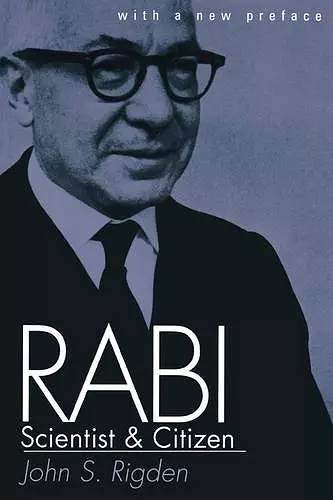 Rabi, Scientist and Citizen cover