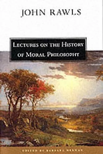 Lectures on the History of Moral Philosophy cover