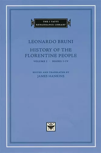 History of the Florentine People cover