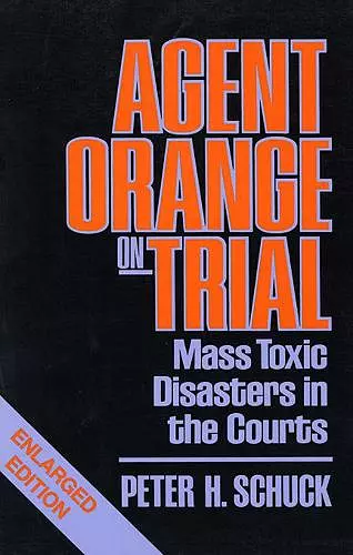 Agent Orange on Trial cover