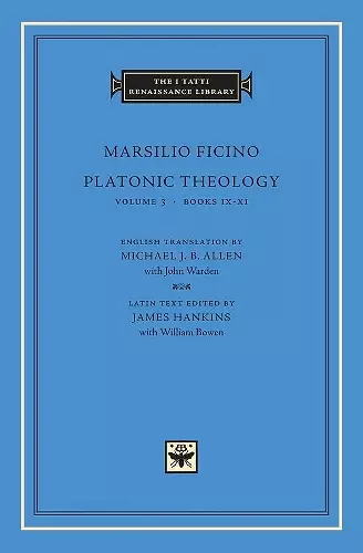 Platonic Theology cover