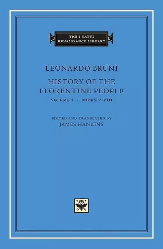 History of the Florentine People cover