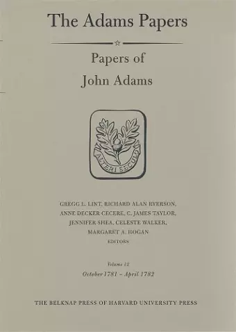 Papers of John Adams cover