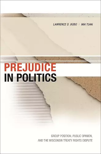 Prejudice in Politics cover