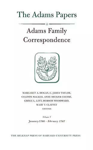 Adams Family Correspondence cover