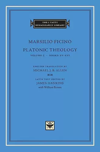 Platonic Theology cover