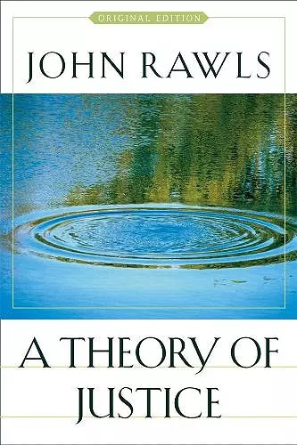 A Theory of Justice cover