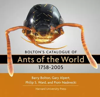 Bolton’s Catalogue of Ants of the World cover