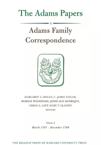 Adams Family Correspondence cover