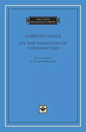 On the Donation of Constantine cover