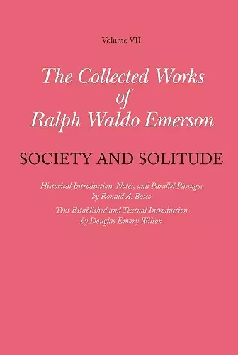 Collected Works of Ralph Waldo Emerson cover