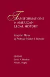 Transformations in American Legal History cover