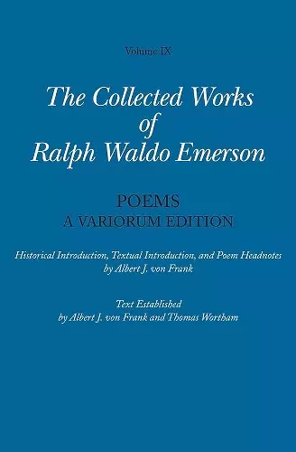 Collected Works of Ralph Waldo Emerson cover