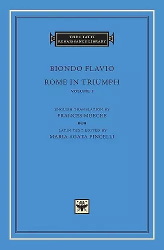 Rome in Triumph, Volume 1 cover