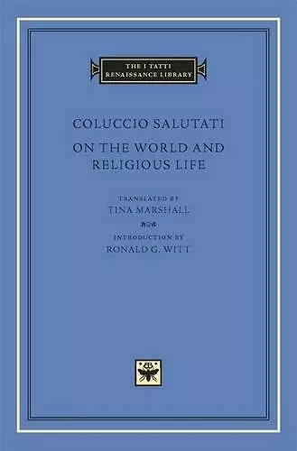 On the World and Religious Life cover