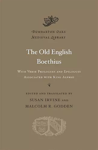 The Old English Boethius cover