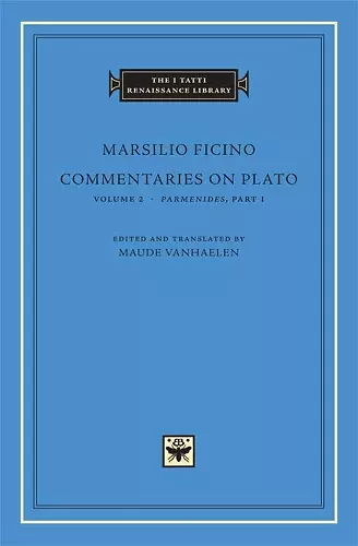 Commentaries on Plato: Volume 2 Parmenides cover