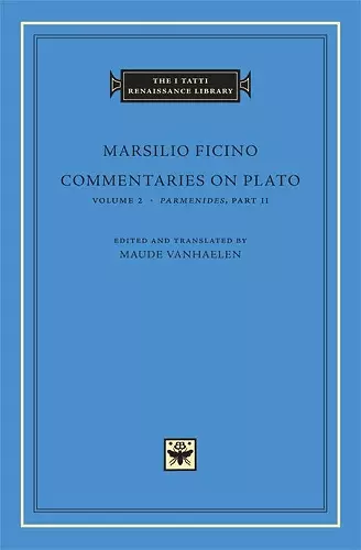 Commentaries on Plato: Volume 2 Parmenides cover