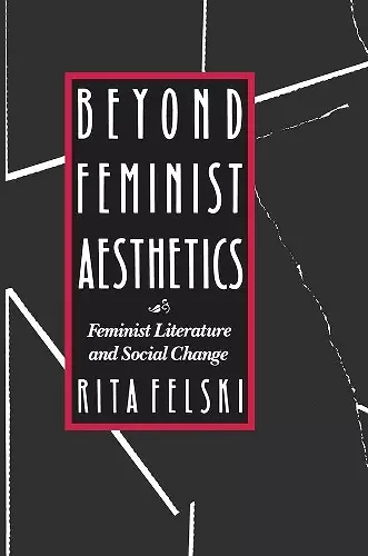 Beyond Feminist Aesthetics cover