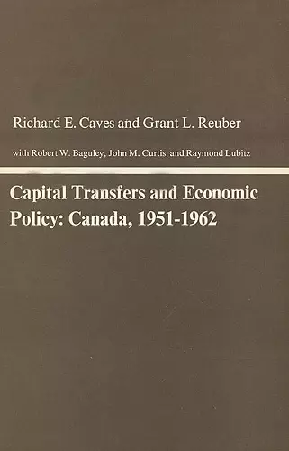 Capital Transfers and Economic Policy cover