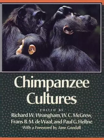 Chimpanzee Cultures cover