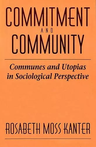 Commitment and Community cover