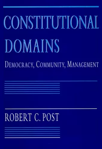 Constitutional Domains cover