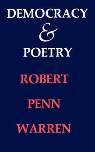 Democracy and Poetry cover