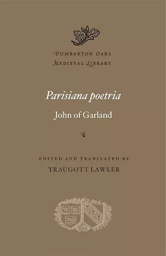 Parisiana poetria cover