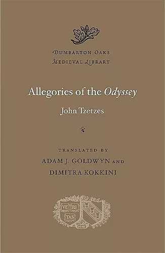 Allegories of the Odyssey cover
