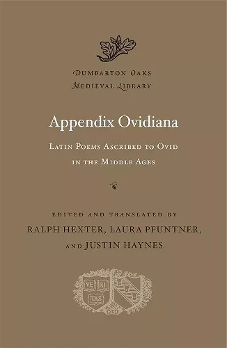 Appendix Ovidiana cover