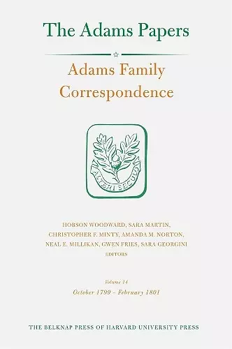 Adams Family Correspondence cover