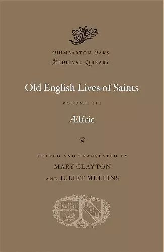 Old English Lives of Saints cover